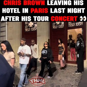#ChrisBrown leaving his hotel in Paris last night 👀 | The Hip Hop Lab