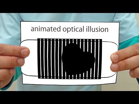 Animated optical illusion tutorial with plan （スキャニメーション)Анимация