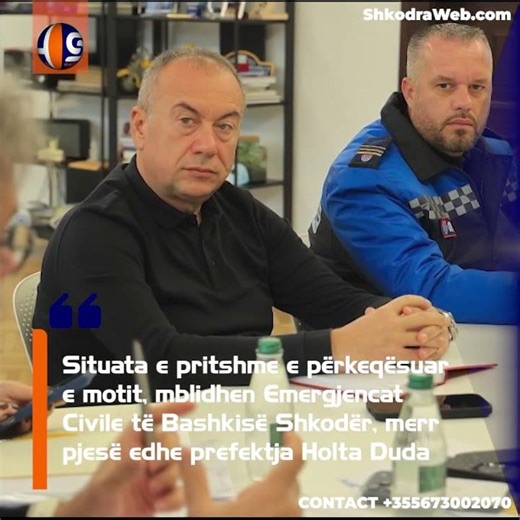 ShkodraWeb | Expected worsening weather situation, Shkodra Municipality EC meets