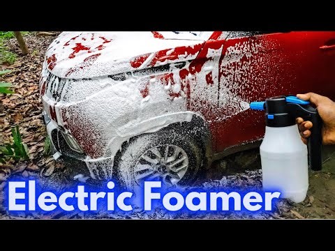 Electric Foam Sprayer | Pumpless Foamer for Car Foam Wash