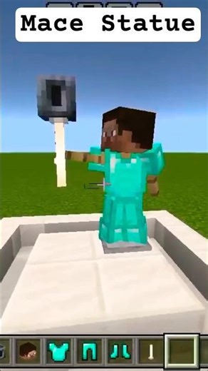 Mace Statue #minecraft#gaming #rio_playz#statue