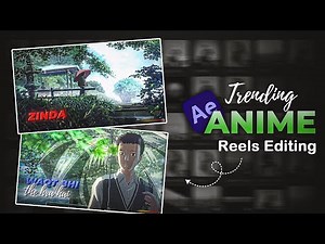 Trending Instagram Anime Edits Step-by-Step | After Effects Tutorial