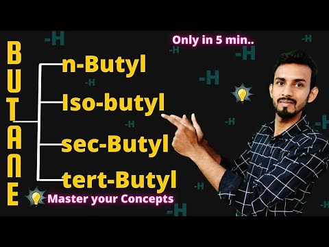 Trick for n butyl isobutyl sec butyl tert butyl | n butyl isobutyl | sec butyl and tert butyl