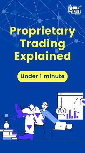 Dive into the world of proprietary trading with our dynamic reel! Learn how proprietary trading works and discover career opportunities in finance. Ready to take the next step? Explore more with this comprehensive Algorithmic Trading Course - EPAT, for in-depth insights and practical applications! Learn more: https://bit.ly/3w1SDAL #ProprietaryTrading #AlgorithmicTrading #Finance #EPAT #algotradingcourse | QuantInsti | Facebook