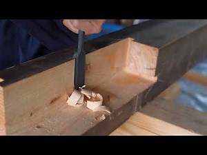 Repairing a Century-old Post with Traditional Japanese Wood Joinery