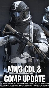 23K views · 293 reactions | MW3 CDL Operators & Comp Mode Details...