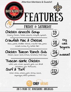 Live entertainment and delicious specials all weekend | Brickhouse Grill