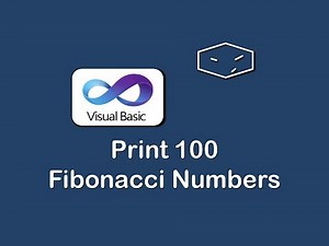 print 100 fibonacci numbers in vb.net