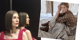 Rosamund Pike, la protagonista de "Madame Curie": se recibió con con honores, tuvo varios amores fallidos y se casó con un genio de las matemáticas