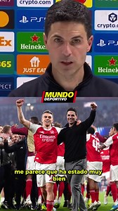 🔴 Arteta tras llegar a la final de la Champions: “Era difícil de imaginar porque hace 7 años no estábamos casi ni en Europa” ⚫️ Sobre el árbitro: “Me parece que ha estado muy bien” #futbol #arsenal #atleti #champions #UCL