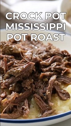 Mississippi Pot Roast #recipe #recipes #potroast