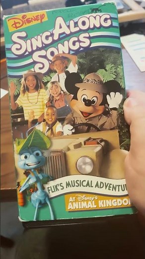 SING ALONG SONG FLICK MUSICAL ADVENTURE AT ANIMAL KINGDOM VHS #disney # #animalkingdom #bugslife