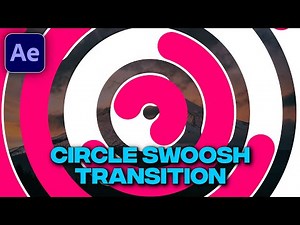 Circle Swoosh Transition Tutorial in After Effects | Circle Shape Transition | No Plugins