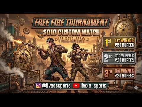 Day -2 | Free Fire Tournament Live India | Play & Win money, Elite Pass & Gift Cards | FF live | 🥇🥈🥉