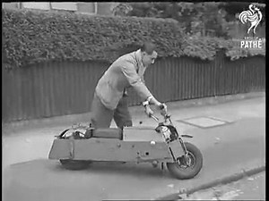 How about a portable scooter? https://m.facebook.com/Vintage.et.Industrial/ #Vintage #Scooters #Motorcycles | Vintage et Industrial