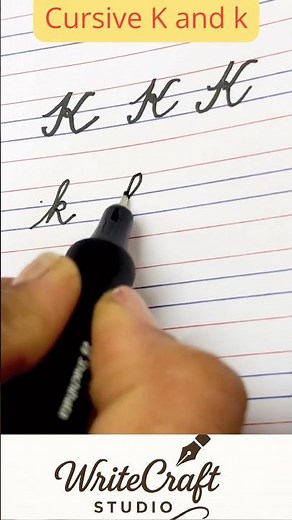 Cursive K & k ✍️ | Capital & Small K in Beautiful Handwriting#shorts#cursivewriting