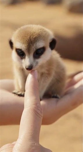 My Meerkat Pal’s Cute Moment Before Goodbye.