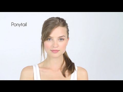 Easy Side Bangs Without Scissors & Ponytail How-To