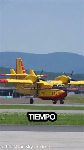 The plane that puts out fires without landing: Canadair CL-415