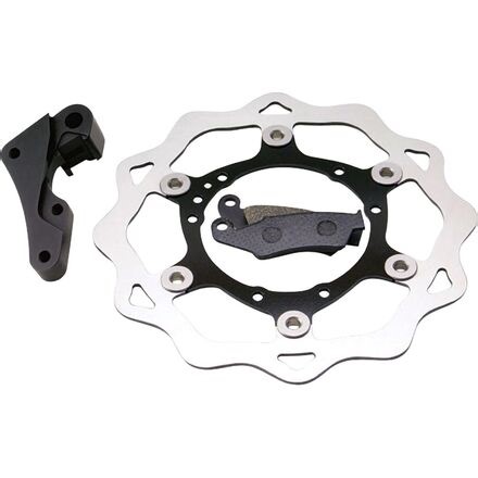 GBrakes Wave Oversized Floating Front Rotor With Bracket