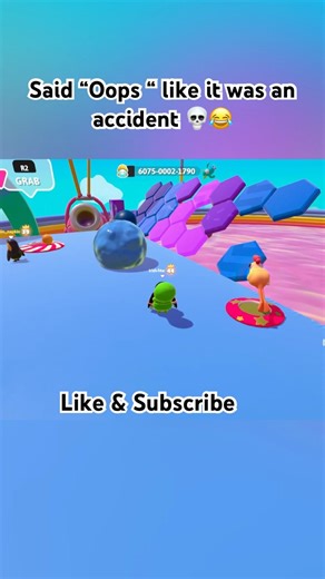 Said ‘Oops’ Like It Was An Accident 😭| Fall Guys Shorts #fallguysshorts #fallguys #funny #gaming