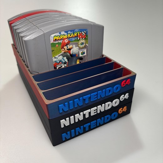 Nintendo 64 Cartridge Holder Retro N64 Game Organizer Storage Stand 3d-printed Display Rack for Classic Game Collectors - Etsy