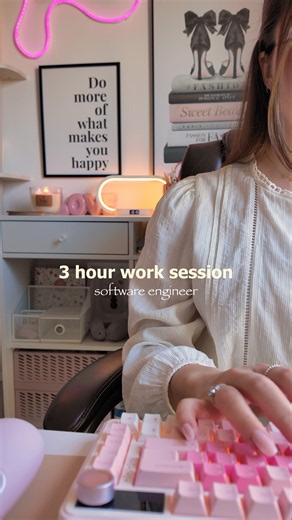 3 hour work session 👩‍💻