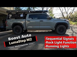 Boost Auto Lumastep M2 Automatic Running Boards. 3rd Gen Tundra.