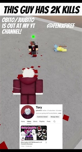 Obito/Juubito Moveset Tutorial In JJS #fyp #jujutsushenanigans #viral #roblox