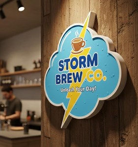 Custom PVC Logo Sign, Weatherproof Business Signage - Etsy