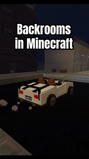 Backrooms in Minecraft mit Autos?! #clip #minecraft #datapack #gaming