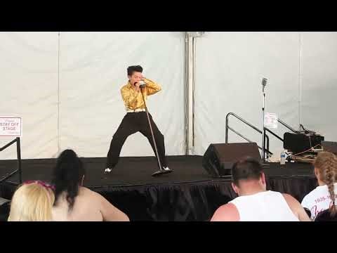 Nathan Pittorf sings 'Rip It Up' Elvis Week 2017