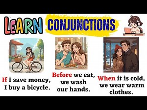 🎯 English Grammar Simplified: Conjunctions Explained with Visuals & Examples 📚