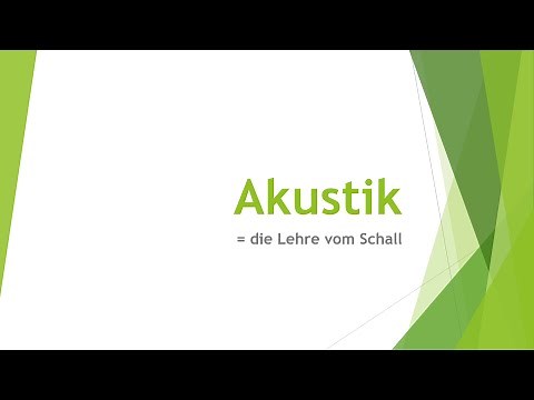 Musik: Akustik und Einteilung der Instrumente einfach und kurz erklärt