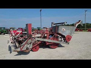 1927 Gleaner Fordson Combine Startup and drive