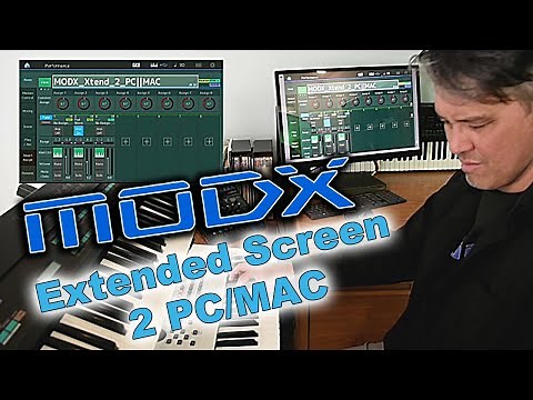 MODX Extend Your Screen to ANY PC/Mac Yamaha Montage