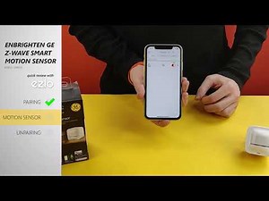 How to pair Enbrighten GE Z-Wave Smart Motion Sensor ZW6302 with Ezlo