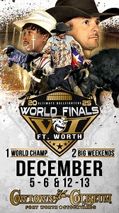 The top bullfighters in the world take on the fiercest fighting bulls this Friday and Saturday at the historic Cowtown Coliseum as the 2025 Ultimate Bullfighters World Finals kicks off! Get your tickets today, and don’t be left in the dust! | PBR