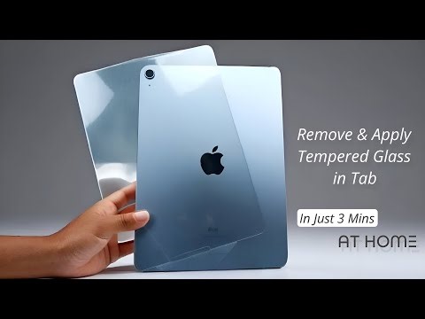 How to Apply Tempered Glass on iPad (No Bubbles) ✨ | Easy Screen Protector Installation 2025