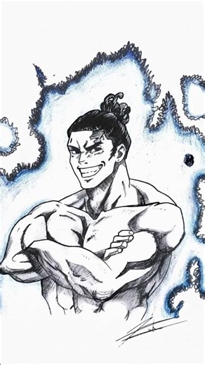 Todo unleashed ⚡ Power drawn in ink #AnimeArt #MangaArt #Drawing” #anime #mangadoodle