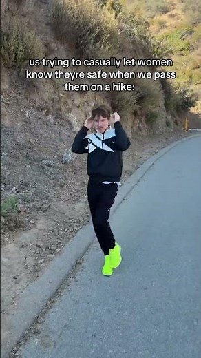 Pov: How to let the girl on hike know that she is safe🤣#foryou #funnyshorts #funnyvideos #funny