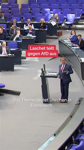 Armin Laschet teilt gegen AfD im Bundestag aus