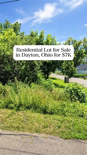 Residential Lot for Sale in Dayton, Ohio for $7K. For more information, visit LandCentury.com #land #tiktok #property #foryou #landcentury