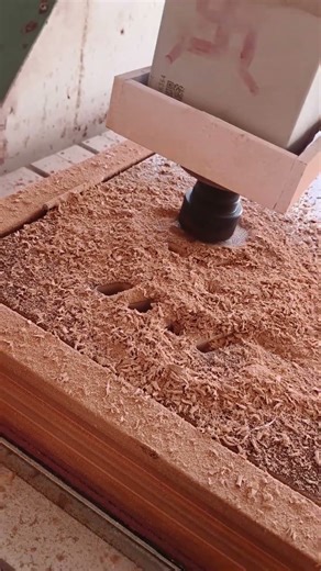 WPC door cutting on cnc router