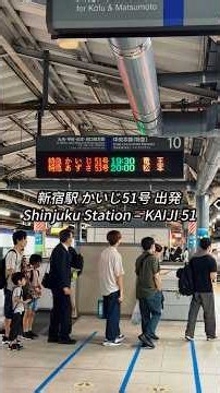 #新宿駅 #E353系 #かいじ51号 #中央線 #特急かいじ #ShinjukuStation #E353 #KAIJI #JapanTrain #JapaneseRailway