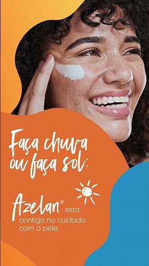 Rain or shine, Azelan is with you in your skincare routine.