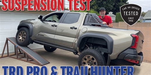 Best Flex: 2024 Toyota Tacoma TRD Pro vs. Trailhunter Suspension Test
