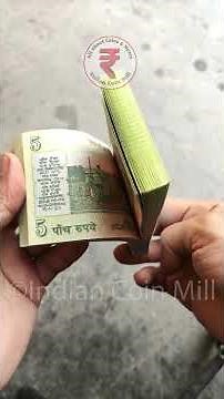 5 Rupees tractor Note bundle #Shorts