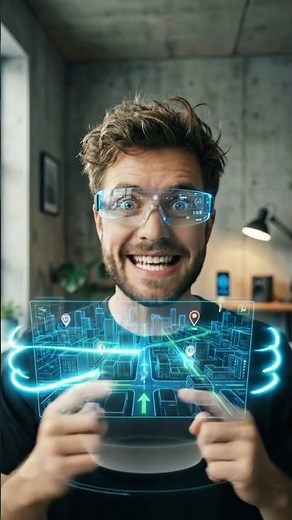 These AR Glasses Show the Future in 30 Seconds #ARGlasses #FutureTech