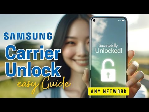 Samsung Unlock Guide for Any Carrier lock!